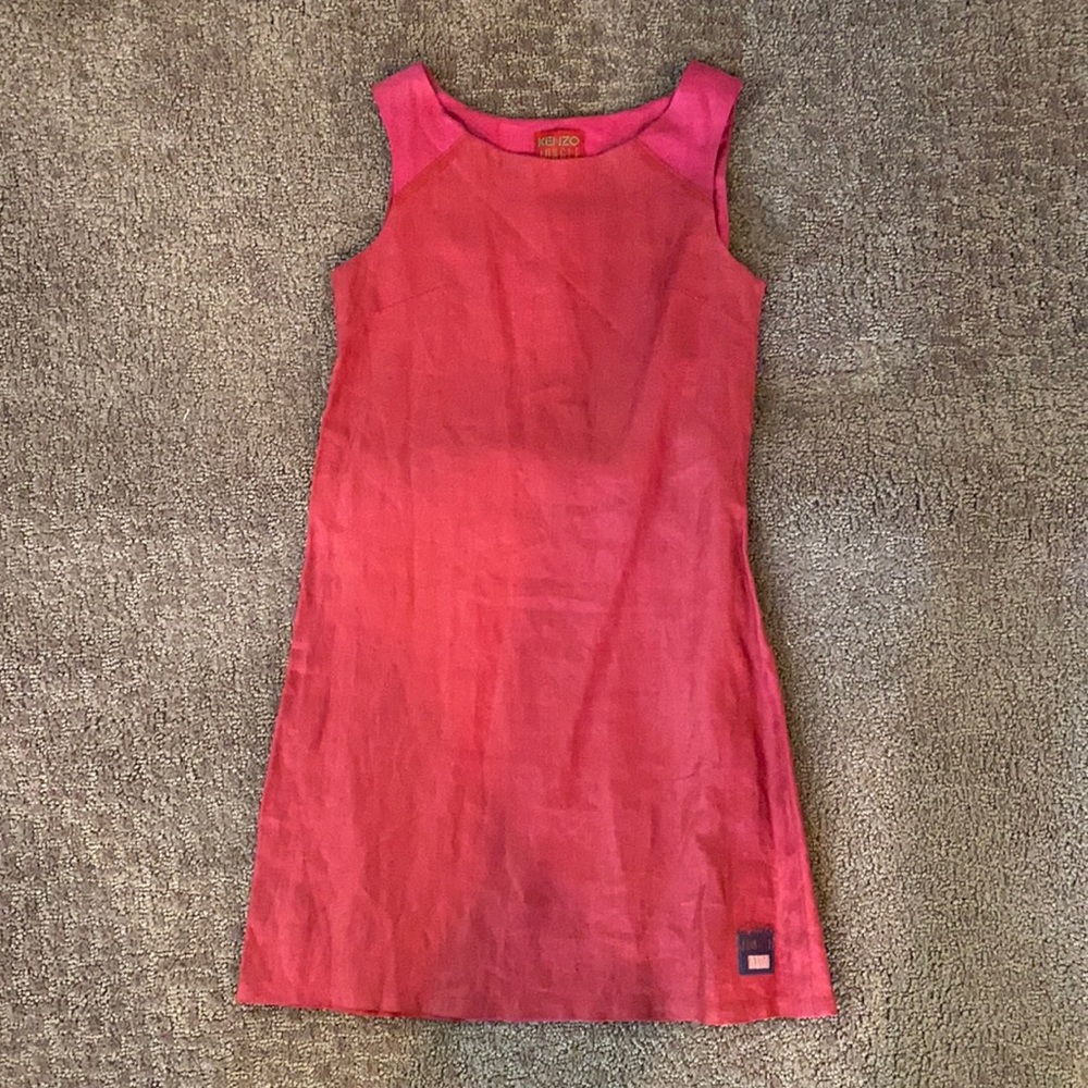 Kenzo Jungle Girls Linen Dress